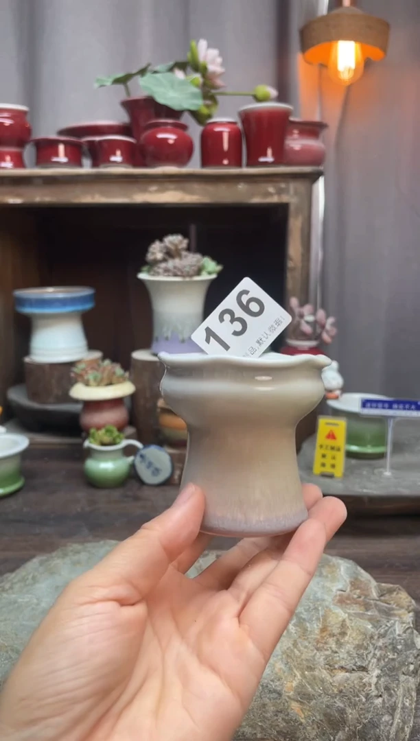 【闪购商品】摆件136知木小芳花盆