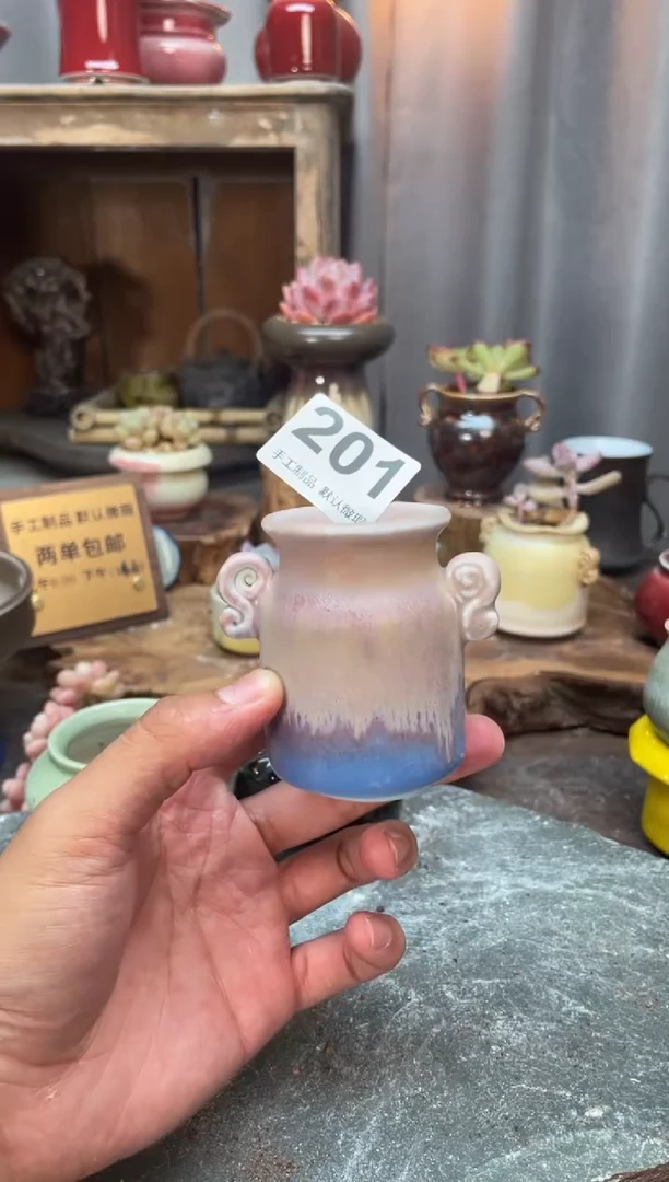 【闪购商品】摆件201小芳花盆直播编号
