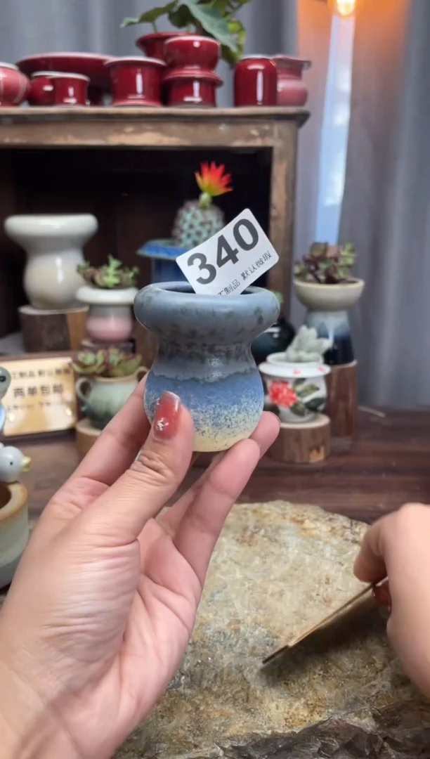 【闪购商品】摆件340知木小芳花盆