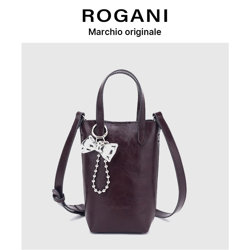 ROGANI轻奢时尚女士百搭质感简约小包包单肩斜跨手机包