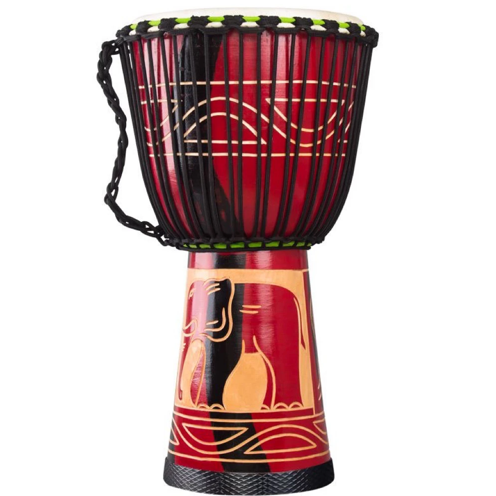 成人羊皮实木非洲鼓普及款12寸13寸