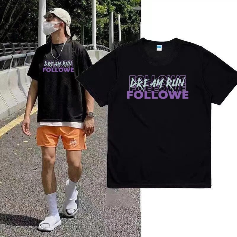 FOLLOWE速干衣夏季训练服美式篮球透气t恤潮排汗宽松男运动跑步衫