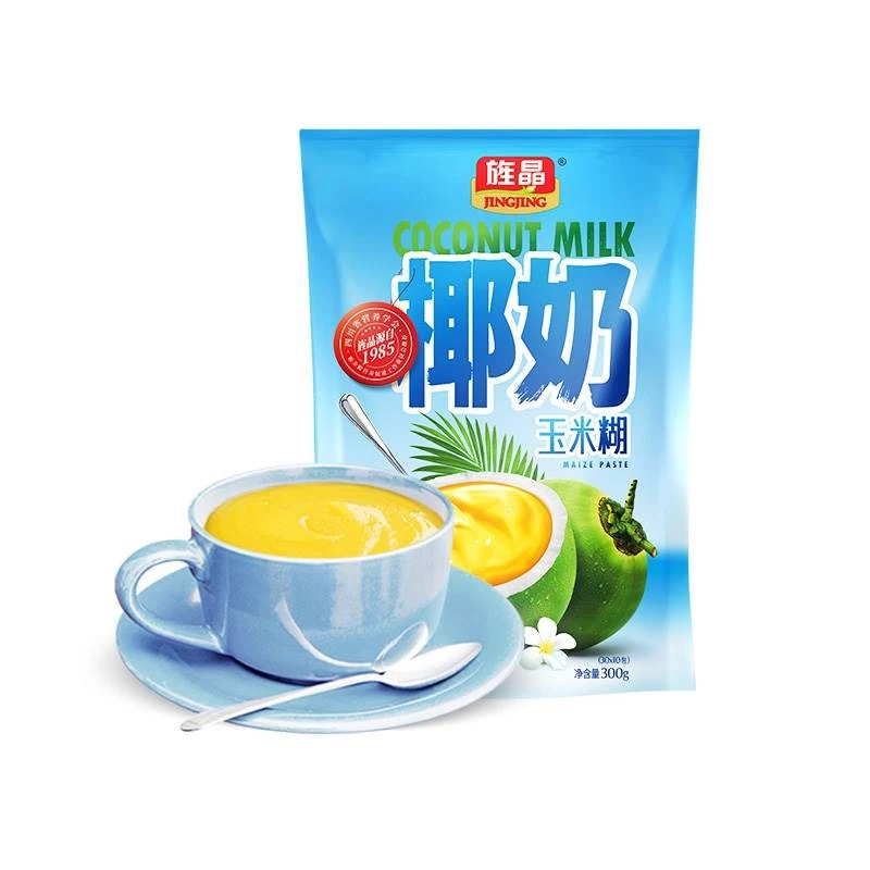 旌晶玉米粉椰奶玉米口味方便即冲即食早餐30g*10