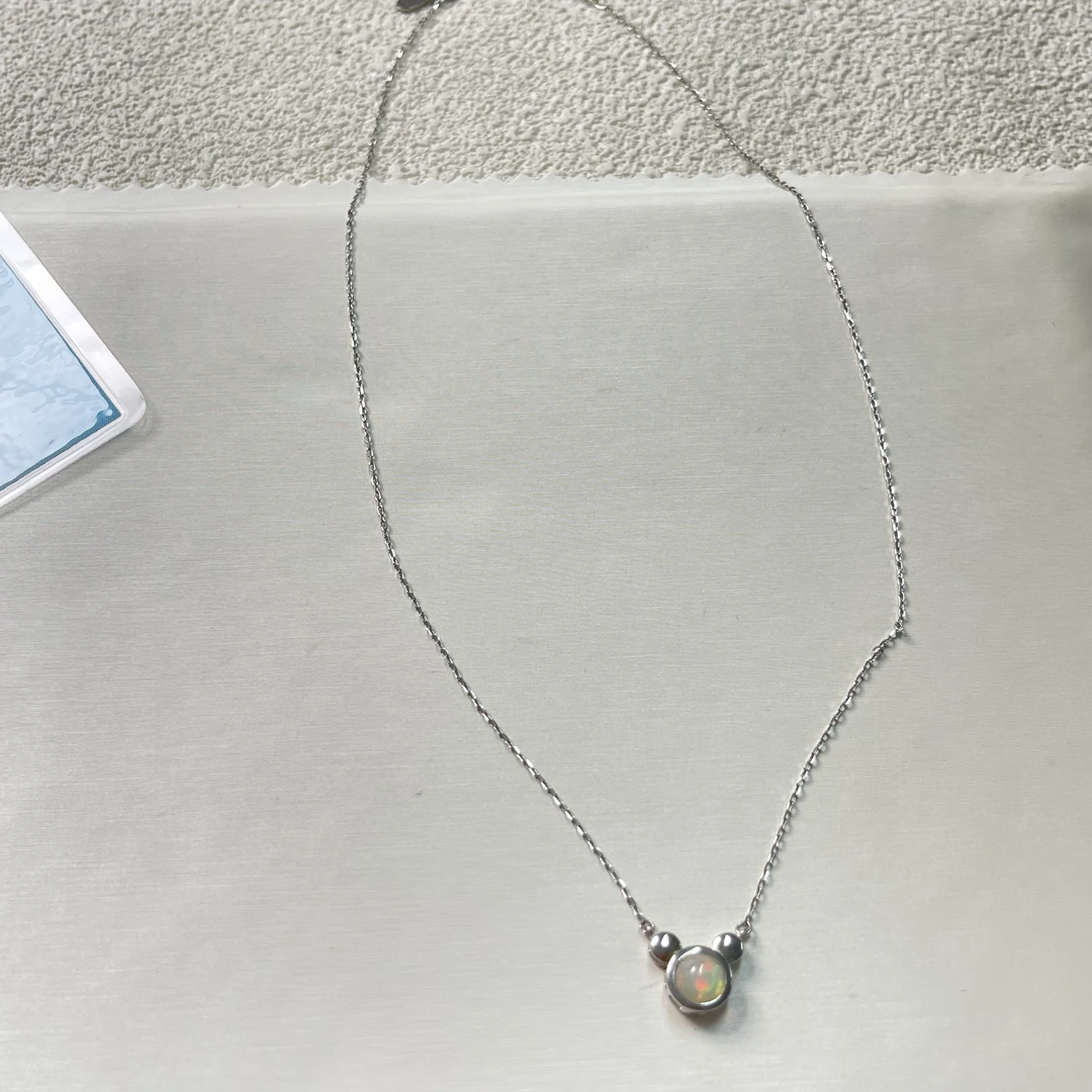 简约s925欧泊项链bw888链长45cm