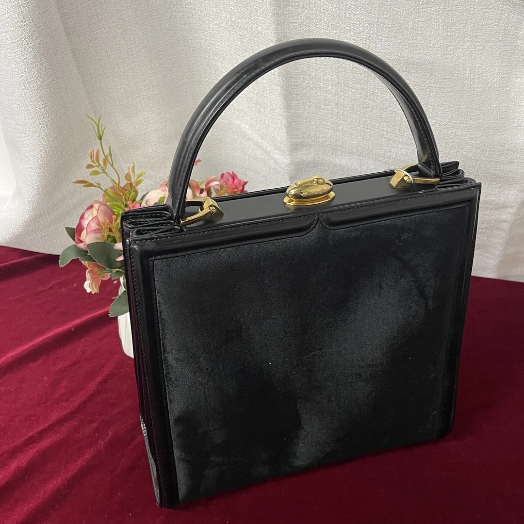 【六六中古】孤品复古手提包ab769尺寸23×23×8