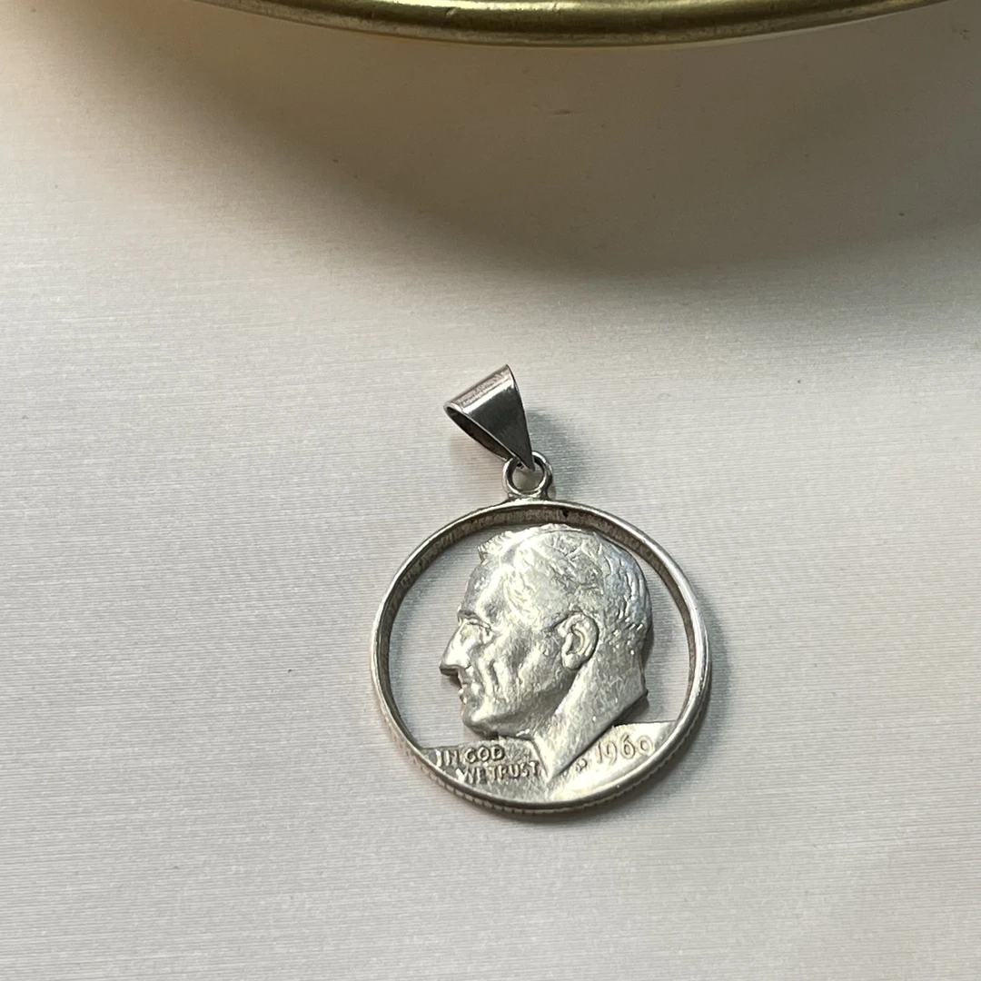 铜合金吊坠 【六六中古】孤品复古吊坠km9180