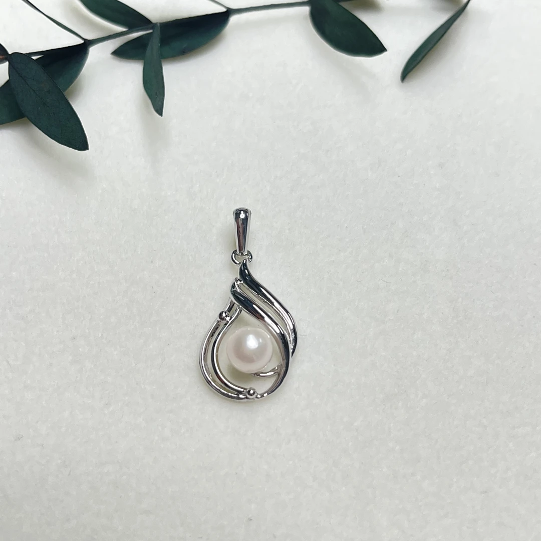 【六六中古】孤品6.6mm海水珍珠吊坠aw8301