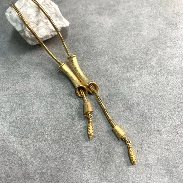 铜合金项链 【六六中古】孤品复古项链km5019长40cm