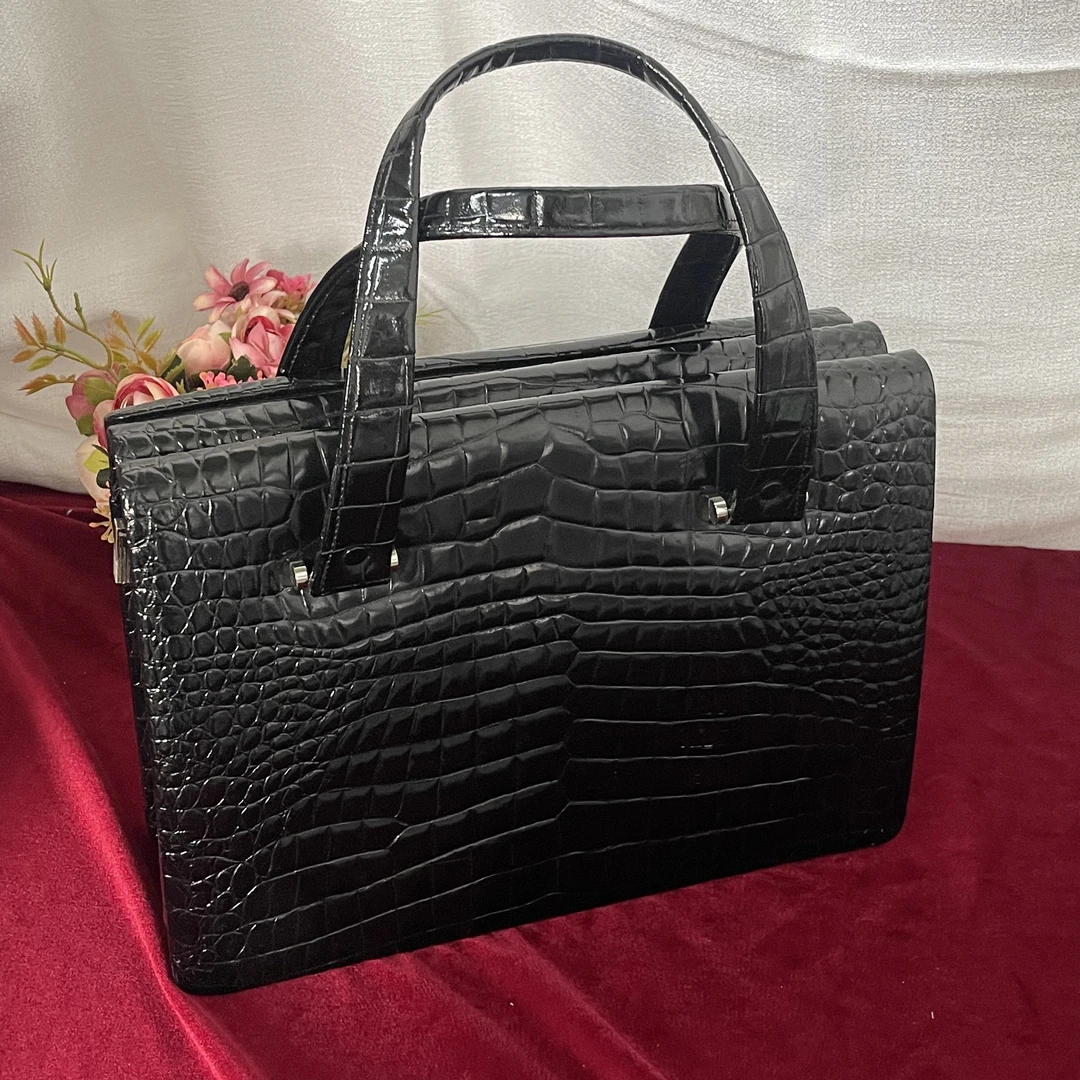 【六六中古】孤品复古手提包ab760尺寸30*22*12