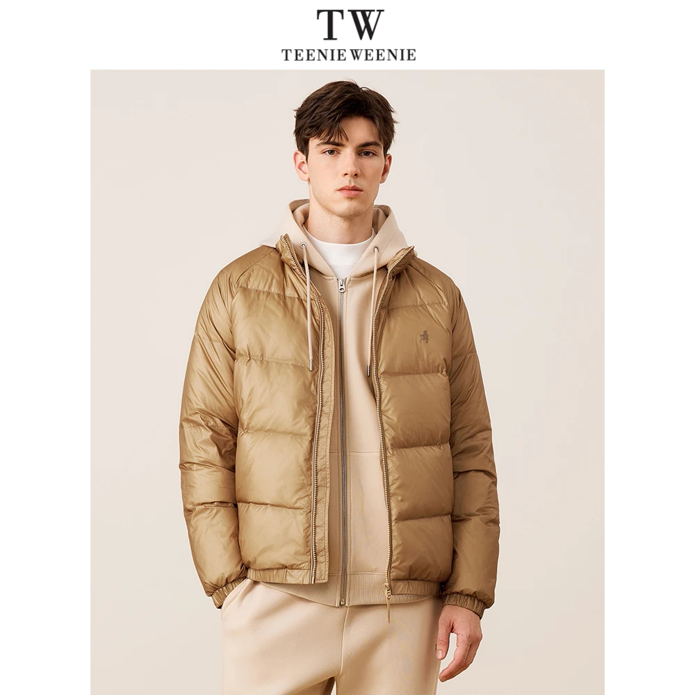 Teenie Weenie Men男装冬季立领短款面包羽绒服TNJD234T01B