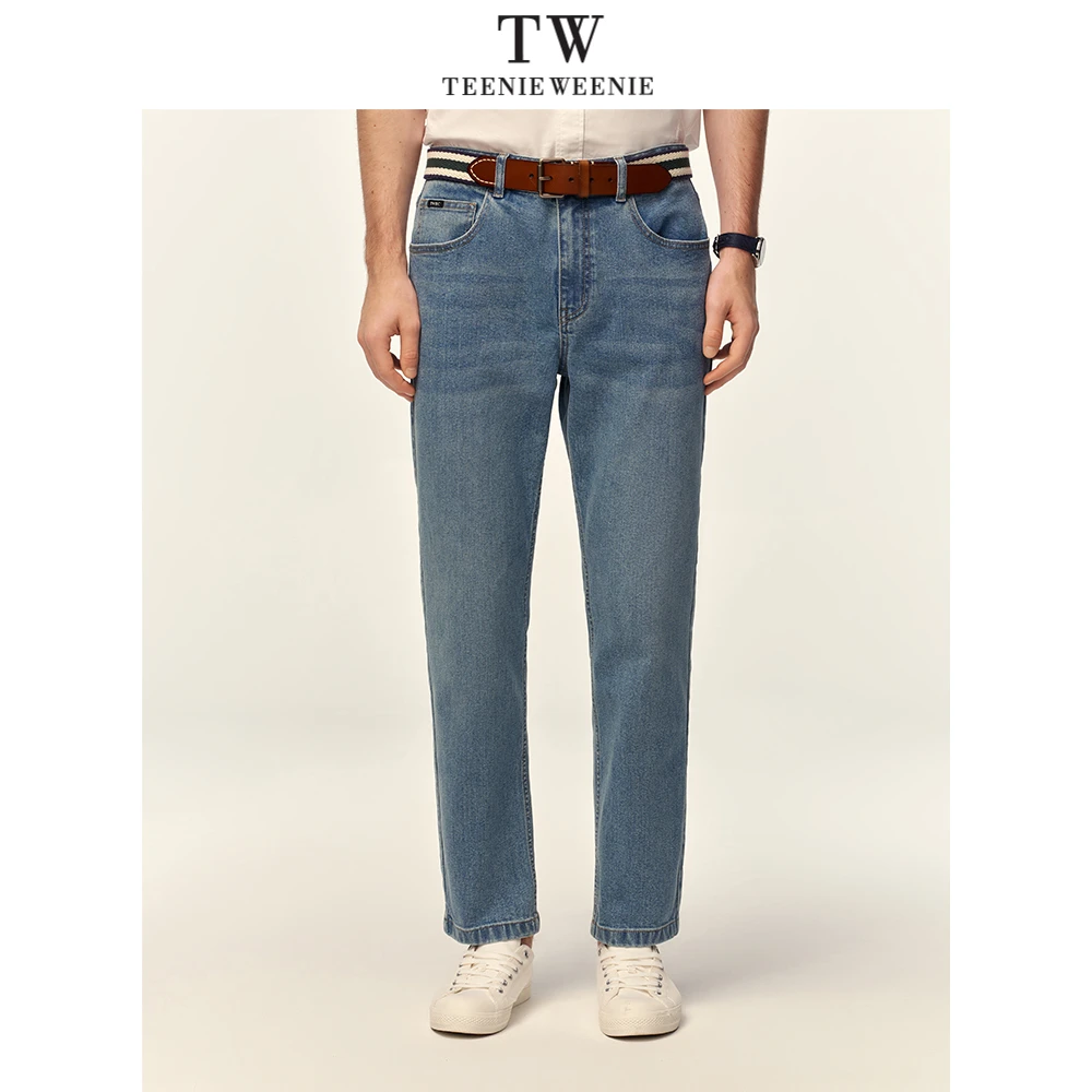 Teenie Weenie男装简约牛仔裤商务时尚潮流休闲长裤TNTJ25E603S