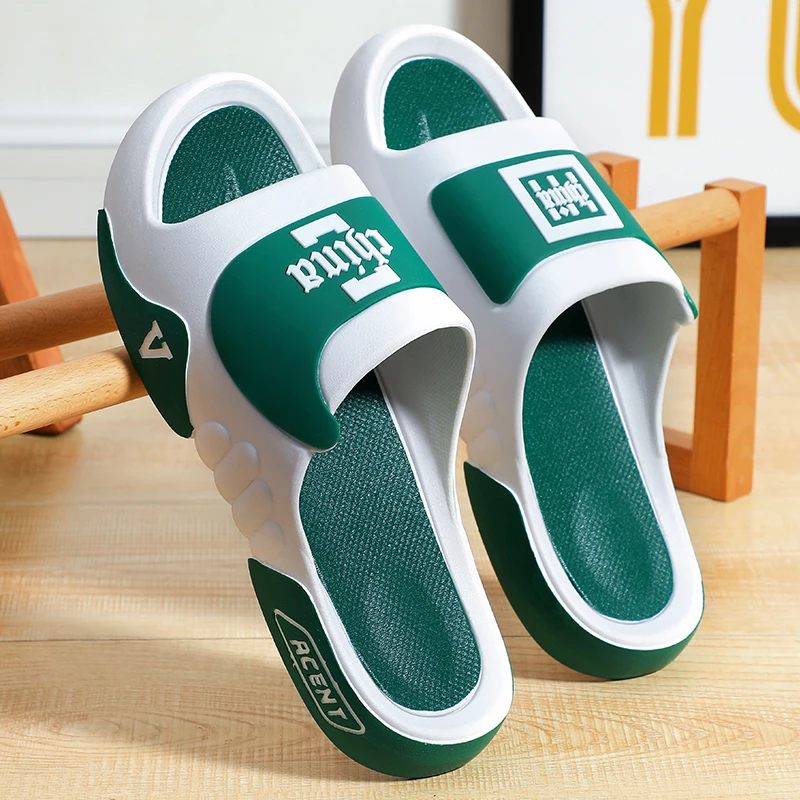 男生拖鞋男款夏季外出外穿户外防滑运动篮球厚底踩屎感休闲凉拖鞋