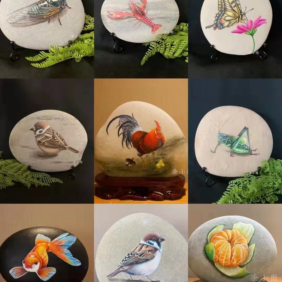 涂小图石头画课程