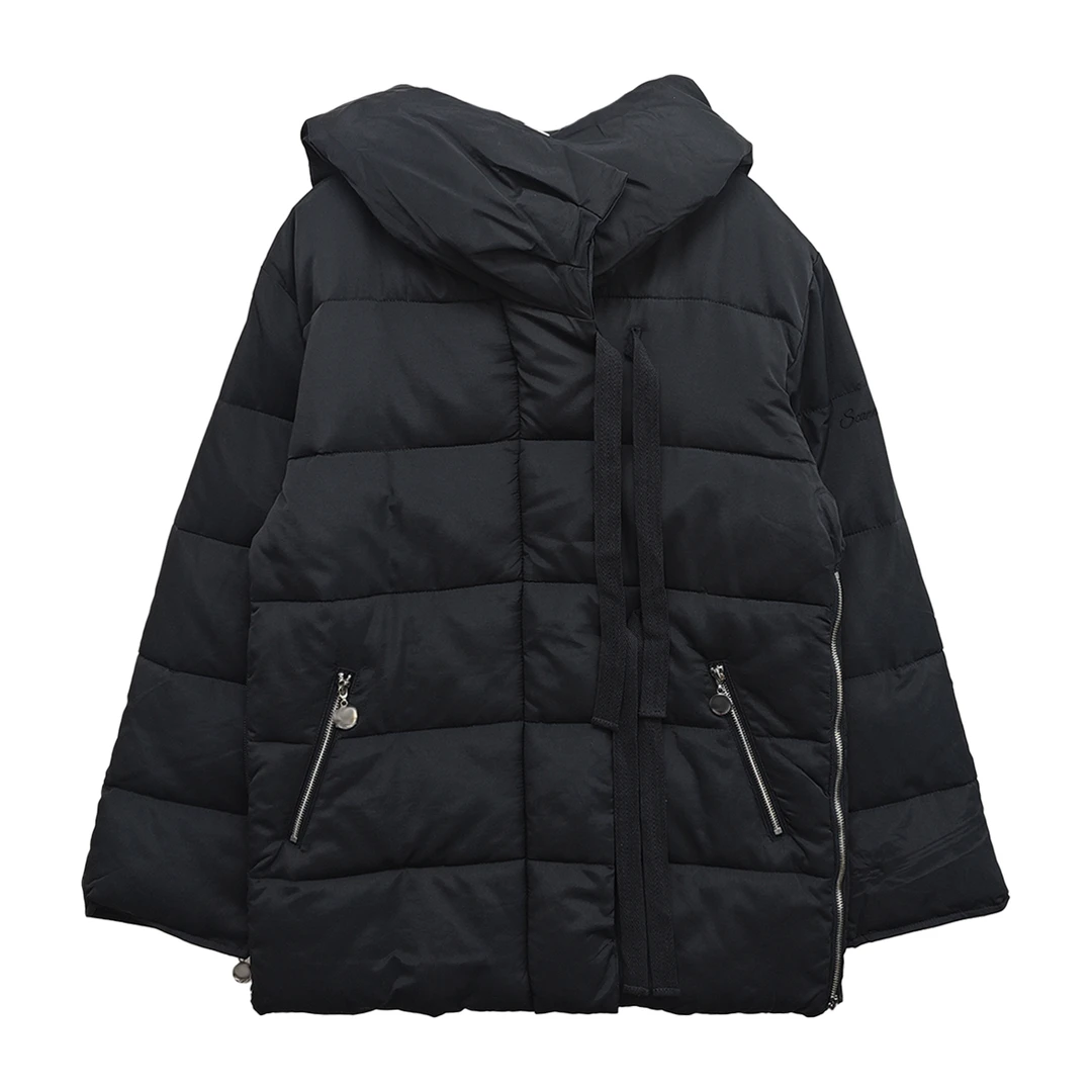 8959#短款棉服舒适时尚休闲百搭女士简约潮流中长款保暖冬季秋冬