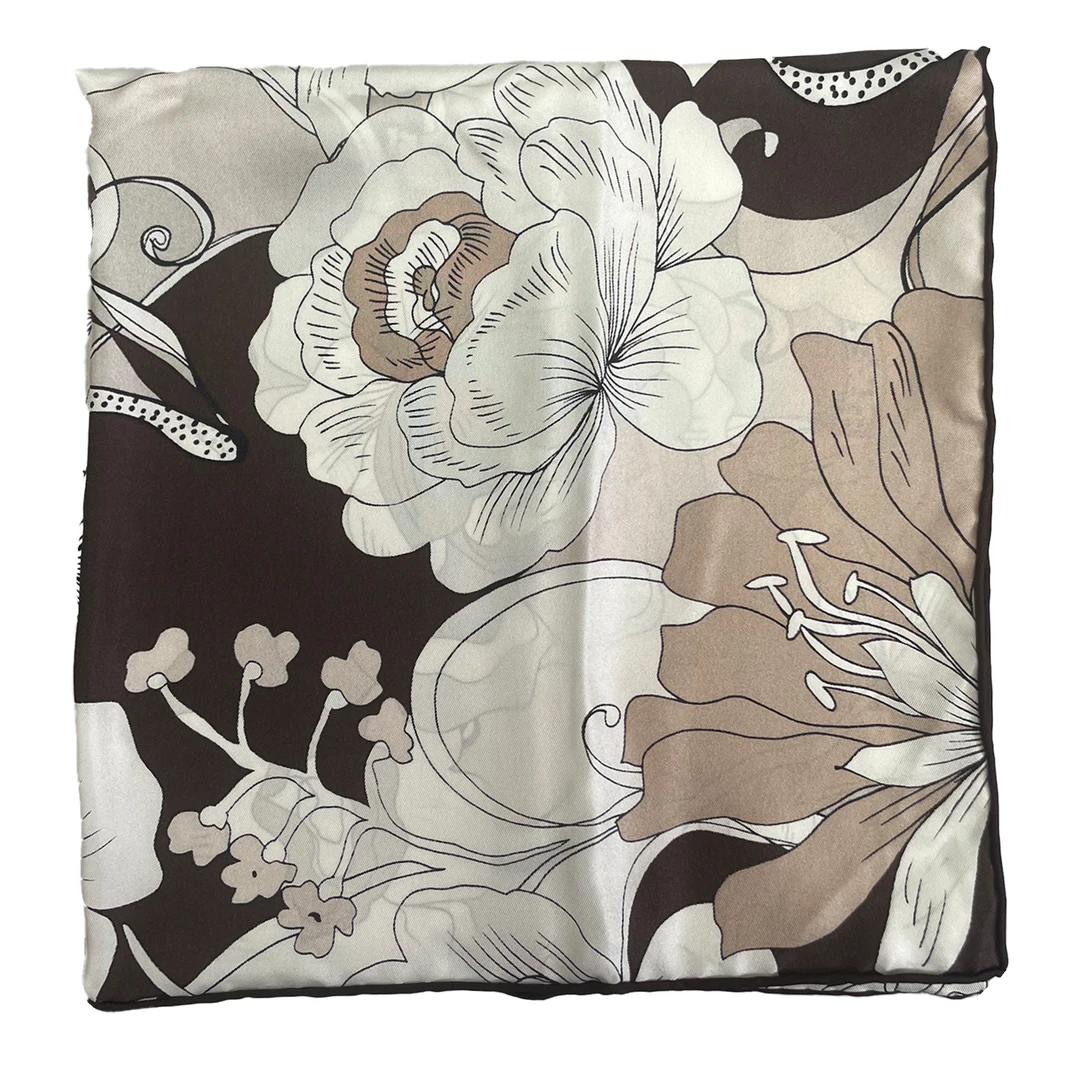 4863#真丝丝巾50X50cm