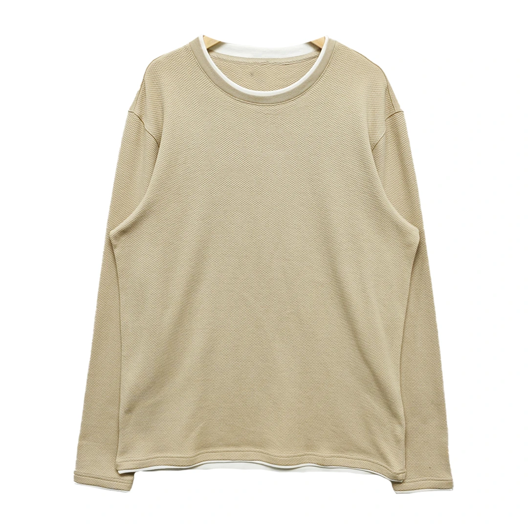 9513#休闲长袖上衣时尚百搭休闲舒适夏季潮流春季圆领套头秋