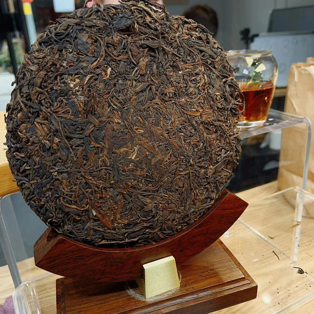 【13500-80】广别裸饼 普洱生茶 350克