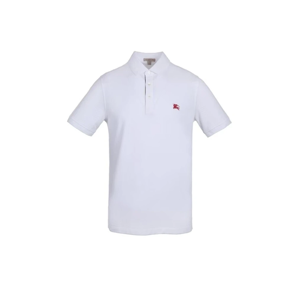 99新 BURBERRY/博柏利 刺绣直筒短袖Polo衫/L码/公价5999/