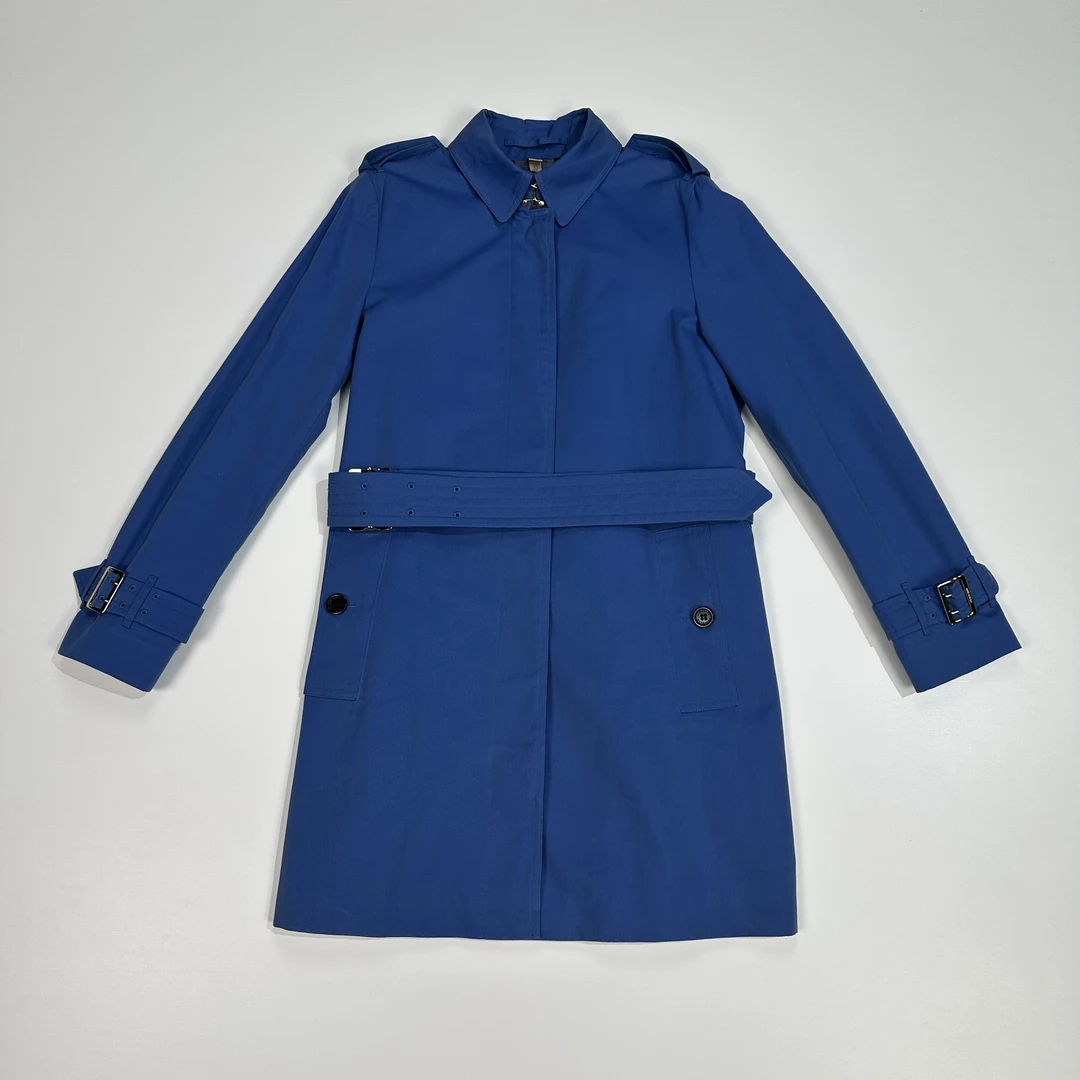 全新未使用 BURBERRY/博柏利 双排扣风衣/ UK12未使用