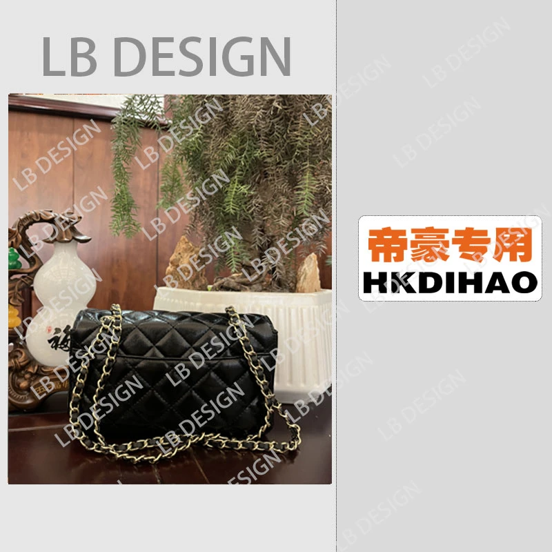 LBLBDESlGN【6215黑】手工打造真皮高端定制女士包