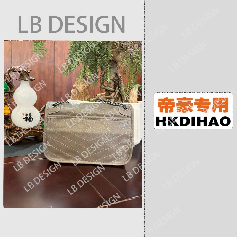 LBDESlGN手工打造真皮高端定制女士包【9206灰色】