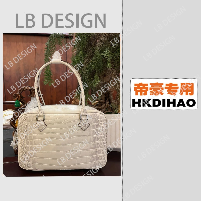 LBDESlGN手工打造真皮高端定制女士包【6668白色28CM】