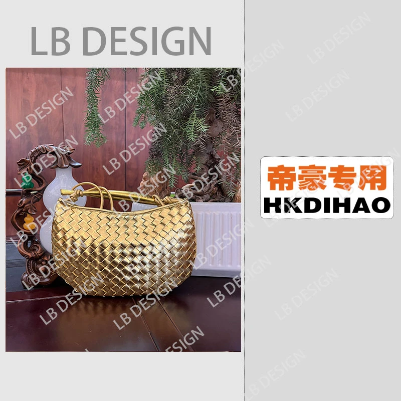 LBDESIGN手工打造真皮高端定制女士包【1680金色25CM】