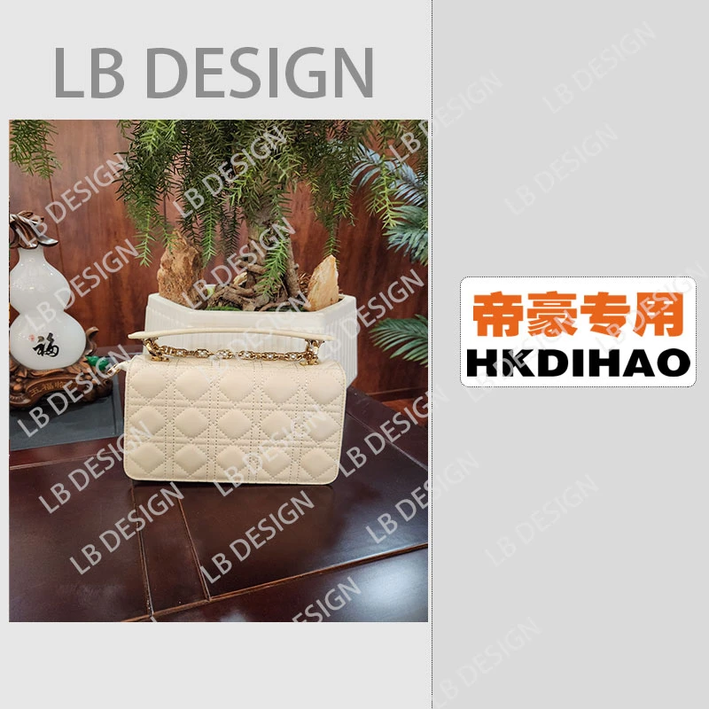 LBDESlGN【手工打造真皮高端定制女士包【6026-1白色】