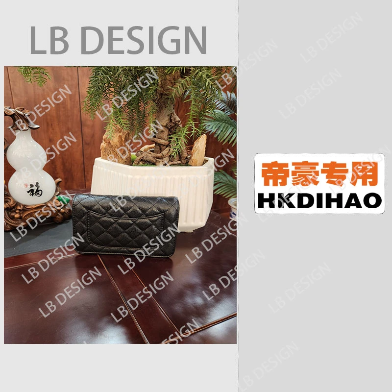 LBDESlGN【手工打造真皮高端定制女士包【33814黑色】