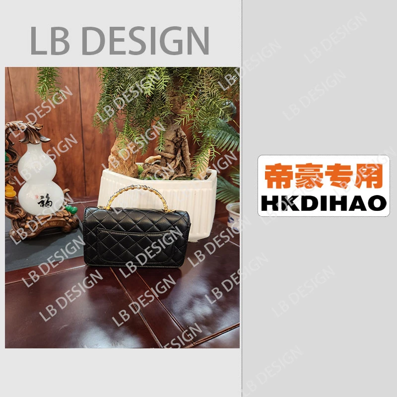 LBDESlGN手工打造真皮高端定制女士包【B2398黑色】