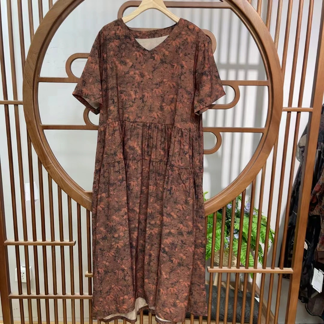 4658新款夏季减龄气质优雅连衣裙QZ