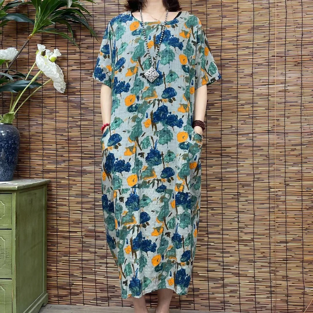 2541新款春夏时尚减龄气质显瘦连衣裙QZ