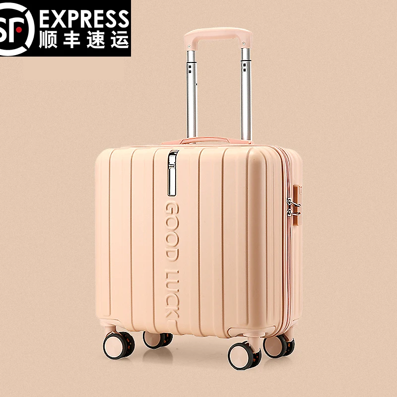 爆款网红行李箱女18寸小型拉杆箱男旅行箱20寸可登机箱轻便密码箱