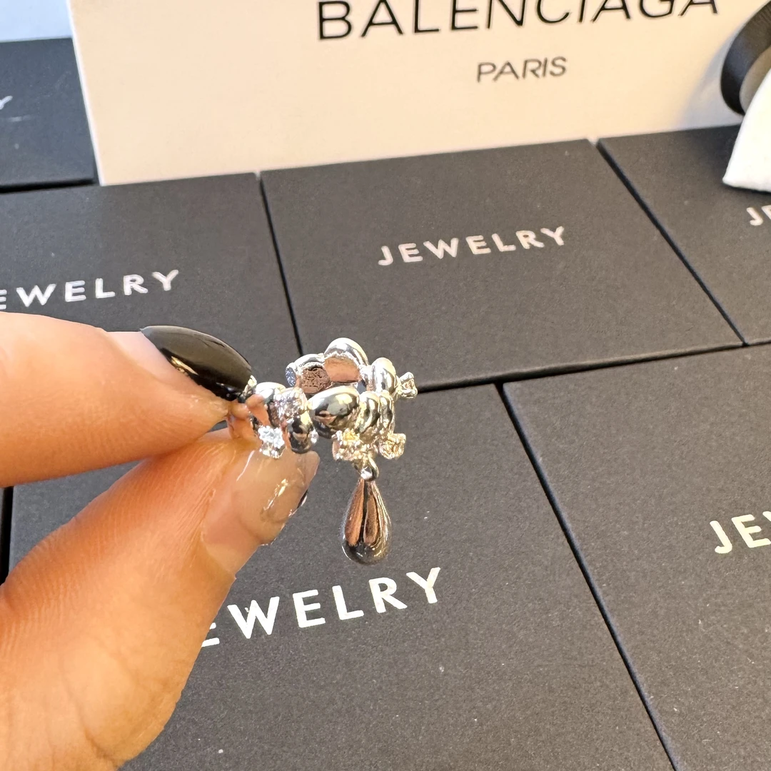 铜合金耳饰 1656-轻奢时尚水滴耳骨夹