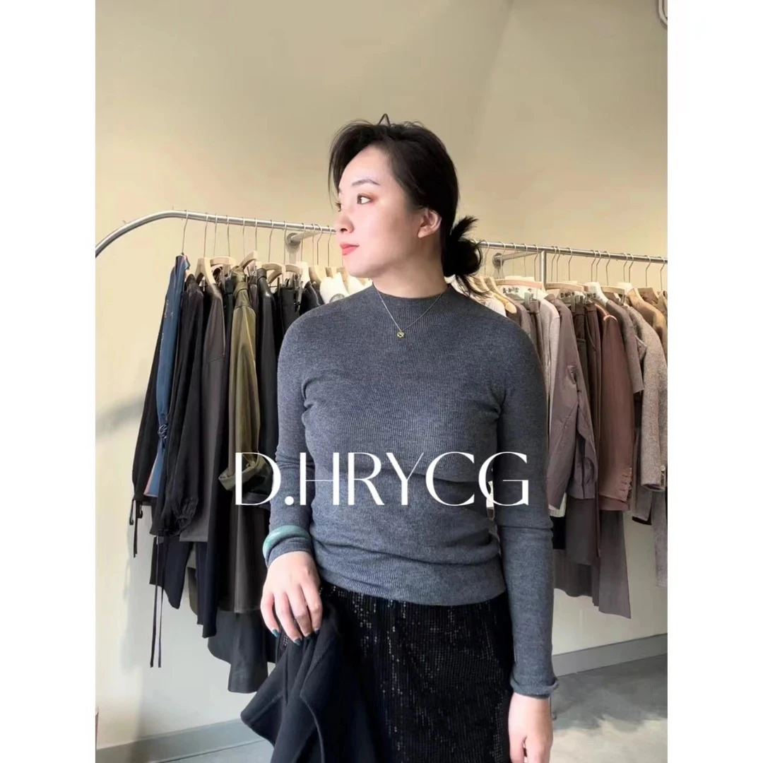 段段服装｜无缝一体超细美丽诺羊毛打底衫