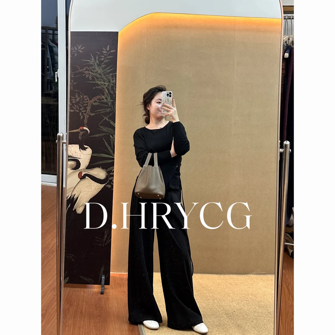 段段服装｜飘带西装阔腿裤