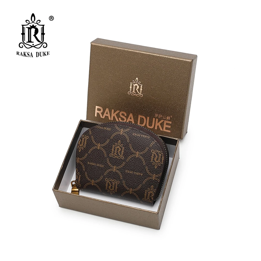 R RAKSA DUKE/罗萨公爵简约时尚便携卡包证件包零钱包赠礼盒R0803