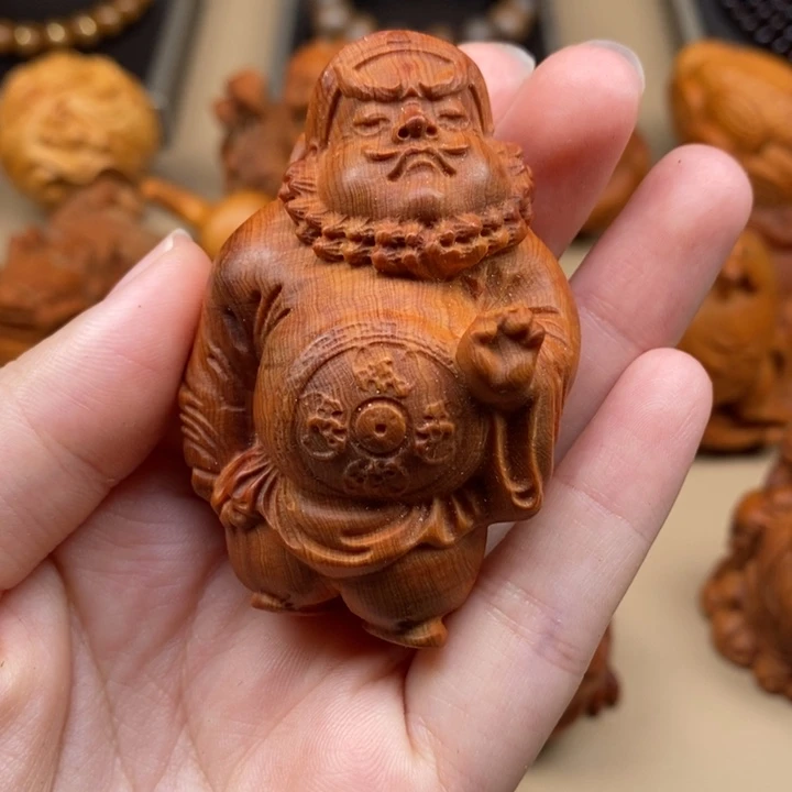 柏木无事牌关二爷崖柏