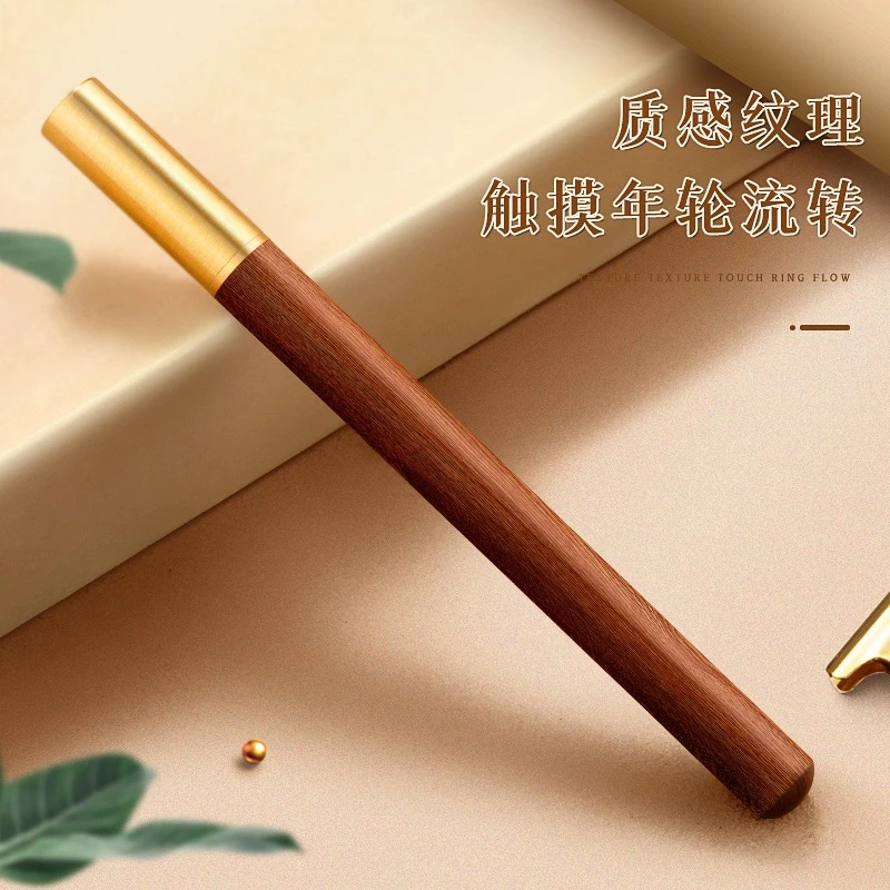 缅甸花梨木高档签字笔红木礼品中性笔写字笔商务办公学习水笔包邮