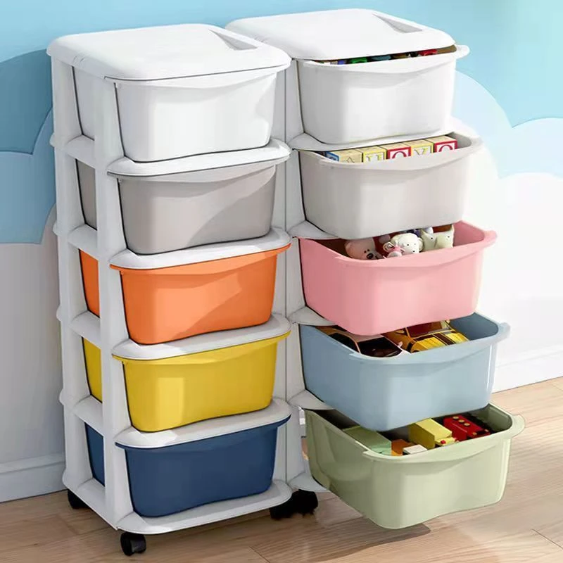 新疆包邮37宽加厚抽屉式收纳柜子储物置物省空间收纳柜儿童衣服家