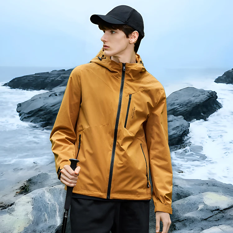 [五防户外]navigare意大利小帆船男士防水防油污带帽行政夹克外套