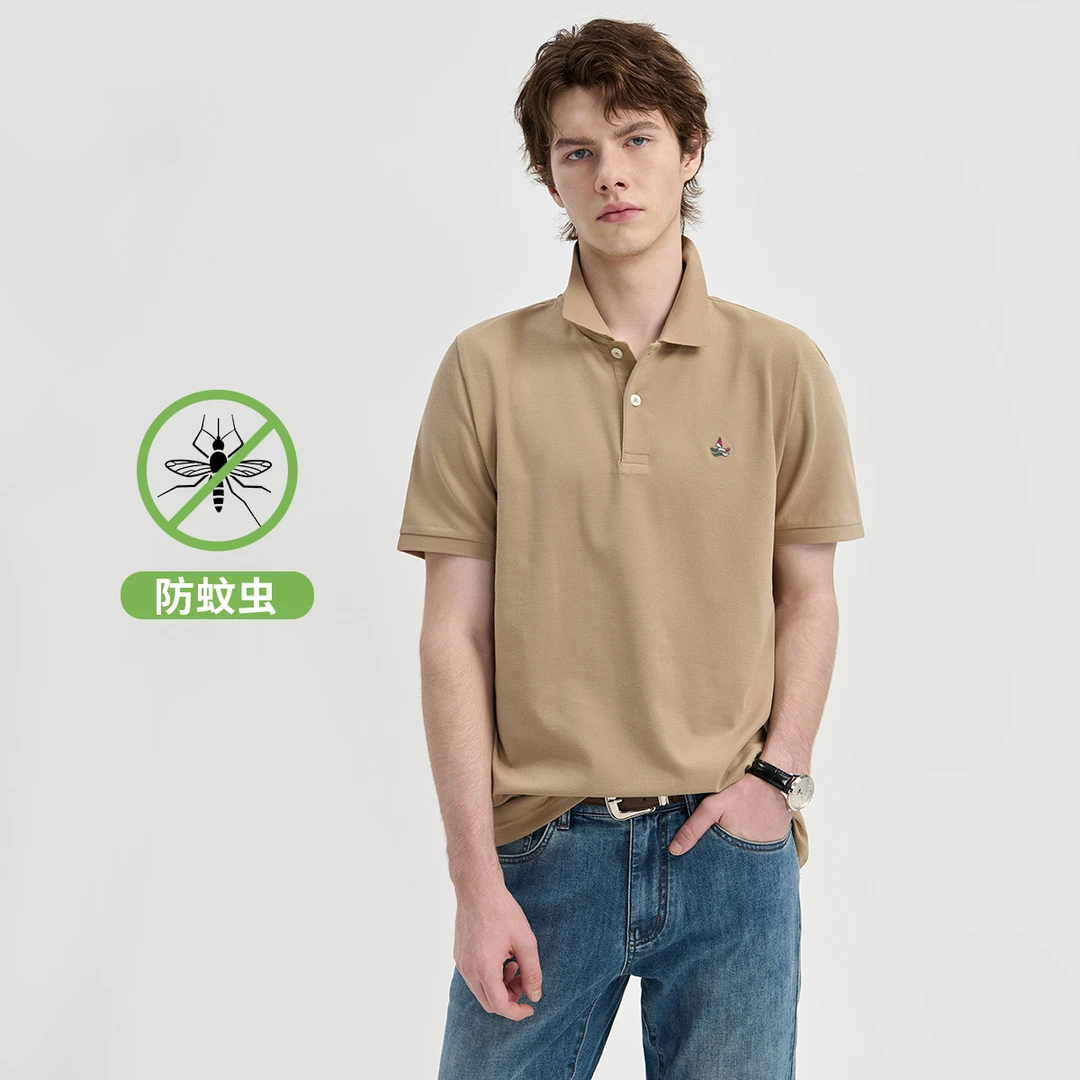 [安心防蚊]navigare意大利小帆船夏季新款polo衫男款户外短袖t恤