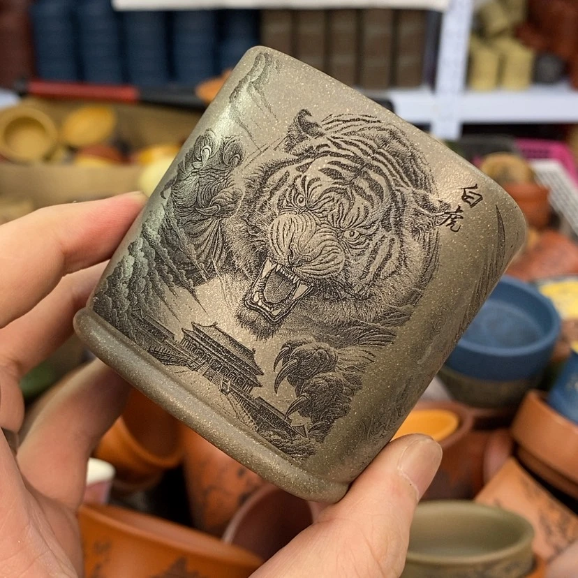 【闪购商品】紫砂杯子宜兴全手工紫砂杯