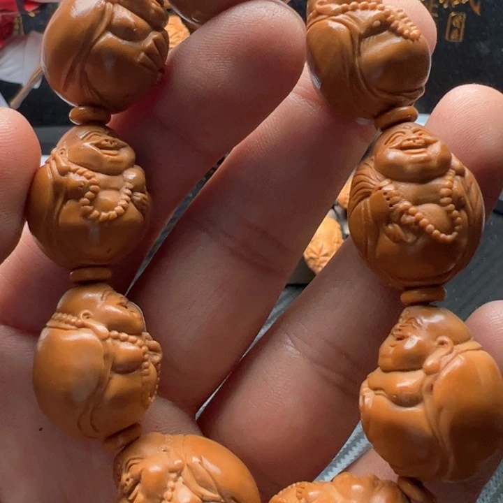 橄榄核核雕橄榄核手串
