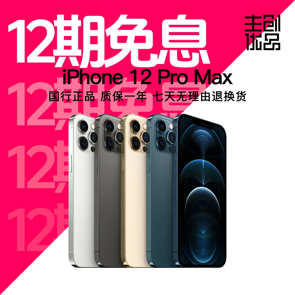 95新 Apple/苹果 12ProMax国行正品原装全网通5G（12期免息）