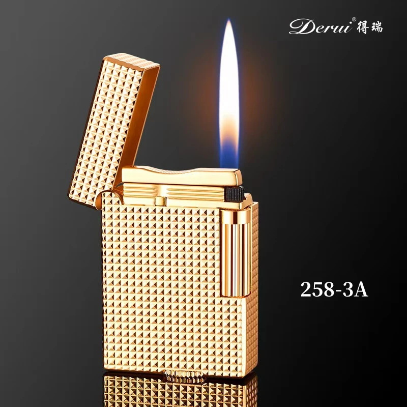 258精雕巴黎丁 侧滑气机复古个性打火机高档时尚
