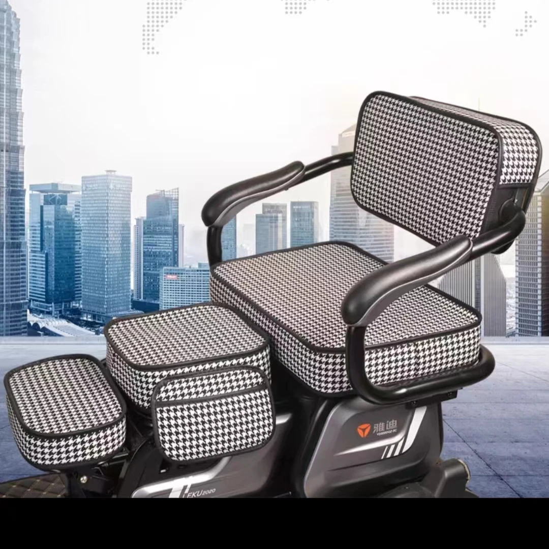 雅迪爱玛金彭小鸟新日小刀休闲电动透气款坐垫罩防晒加厚款坐垫套