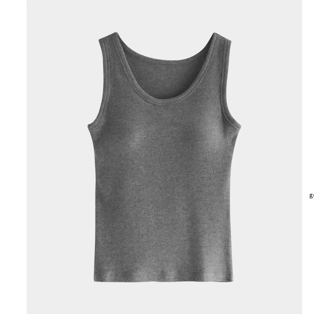 【加绒背心】加绒加厚背心带胸垫小吊带