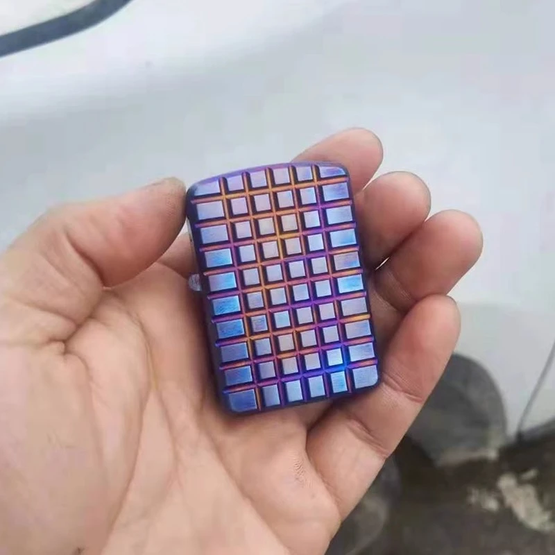 食肉者Raizer破坏者打火机窄机钛合金盔甲煤油厚重外壳防风定制礼