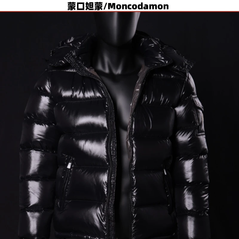 蒙口妲蒙高品质短款外衣经典百搭新标白嘎子男女同款加厚冬季保暖